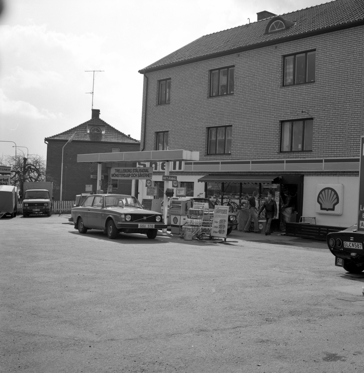 Shell bensinstation i hörnet Kortebovägen/Björnebergsvägen i Jönköping.