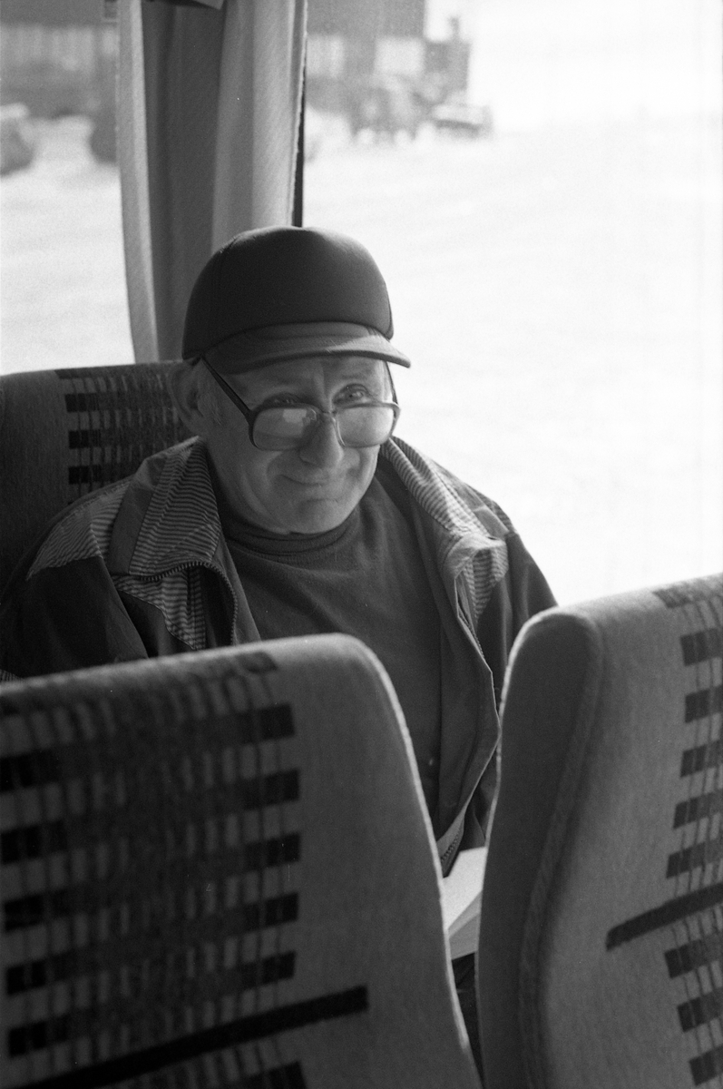 Mann på bussen