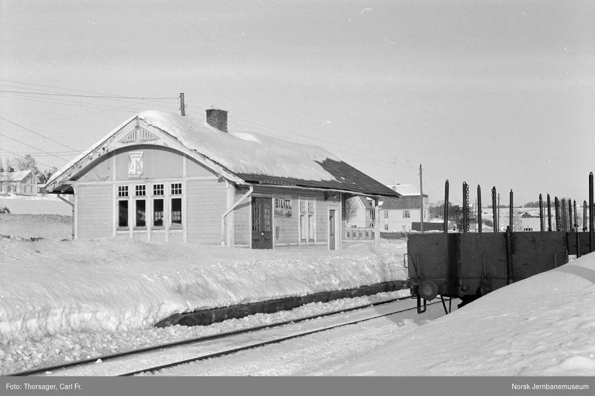 Stasjonsbygningen på Bilitt på Skreiabanen