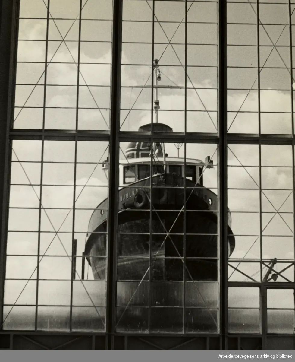 Havnevesenets verksted. 17. september 1959