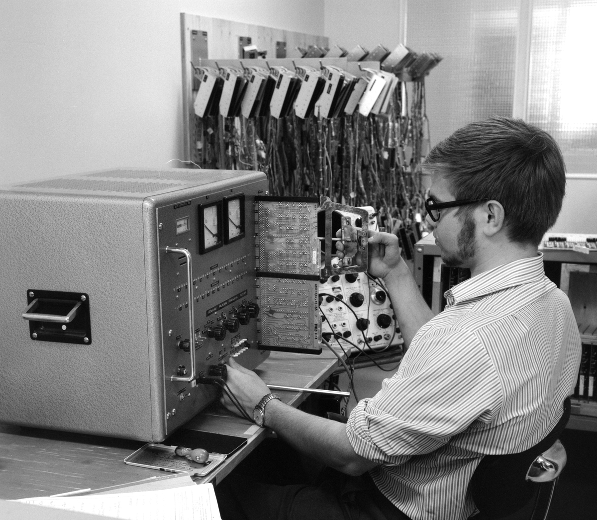Saabs dataavdelningen som senare blev Data-Saab, 1969.