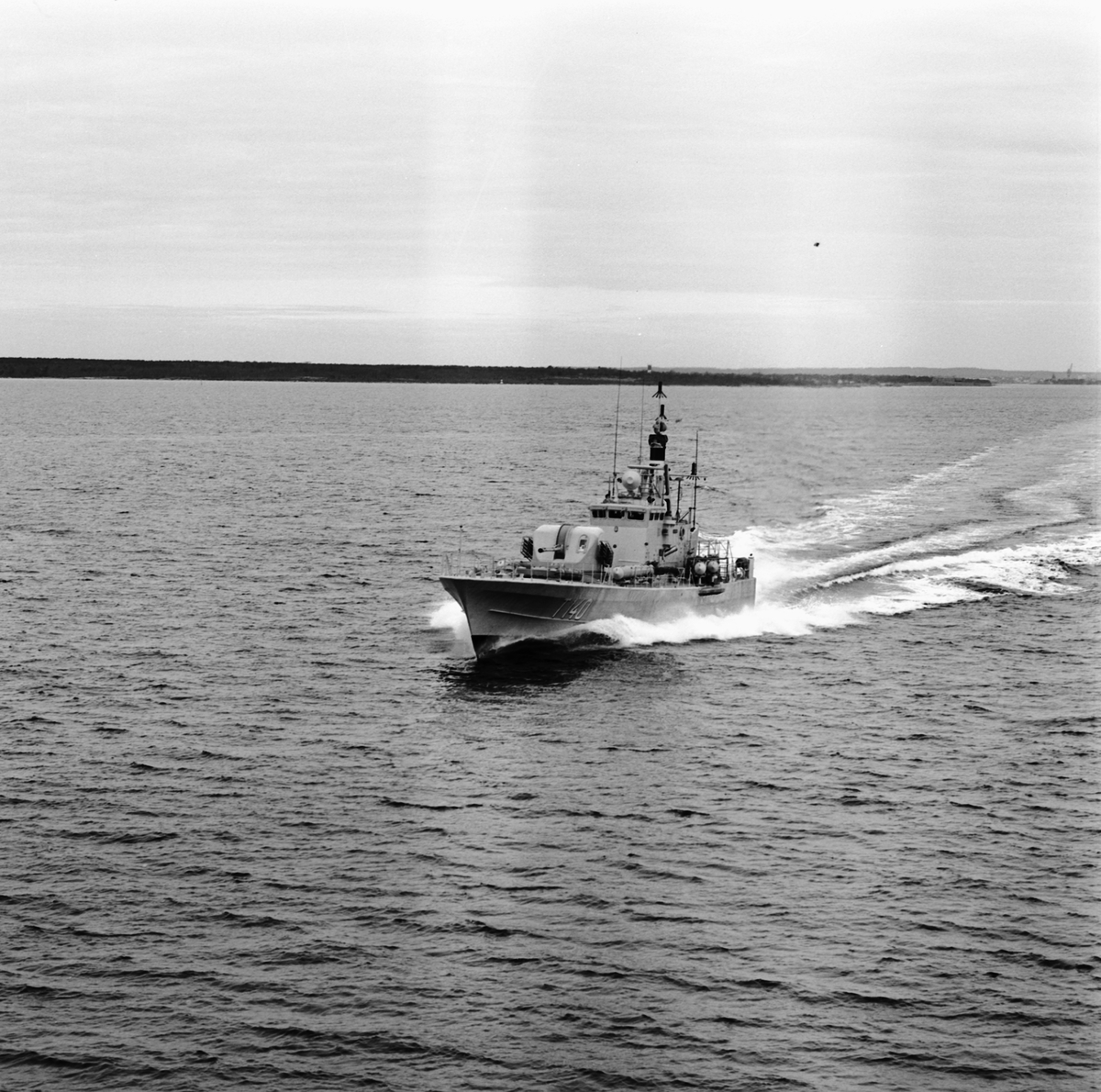 Provtur torpedbåten T140 Halmstad
