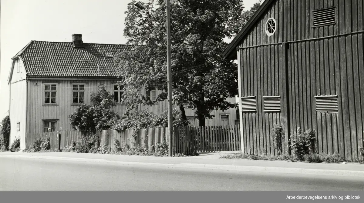 Helsfyr gård. (Revet 1970) Foto 1964.