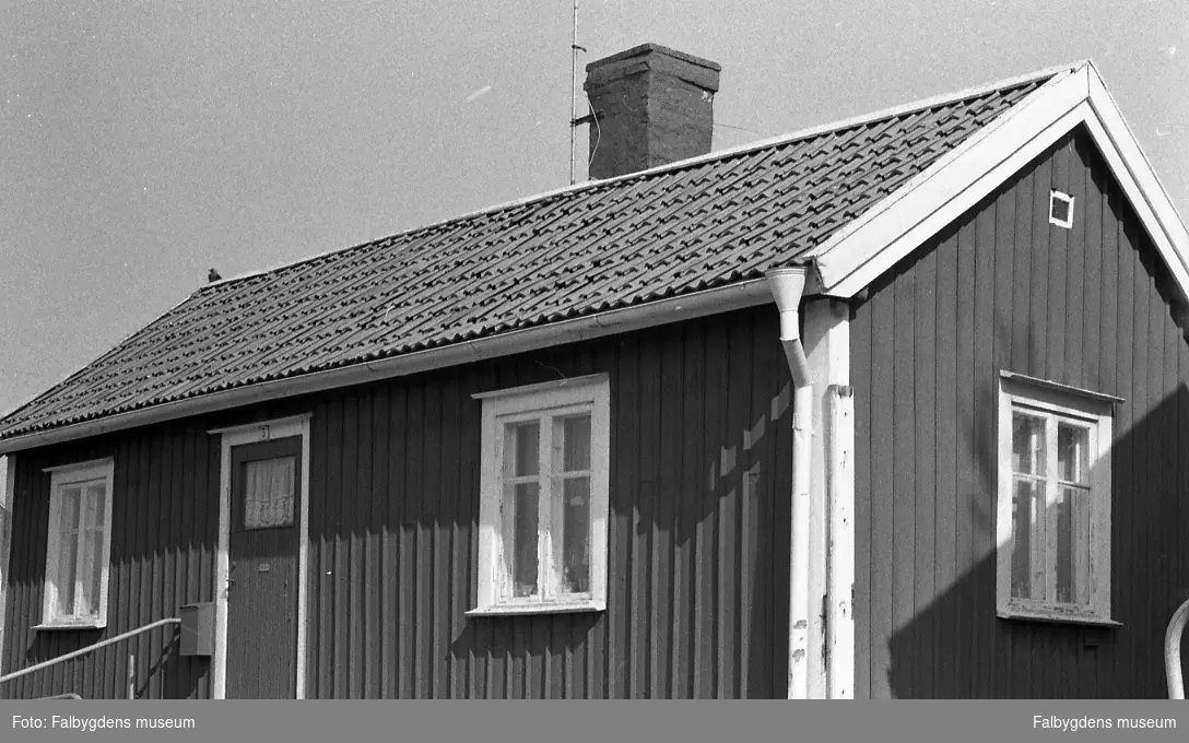 Byggnadsinventering 1972. Hästbacken 5, gårdssidan.