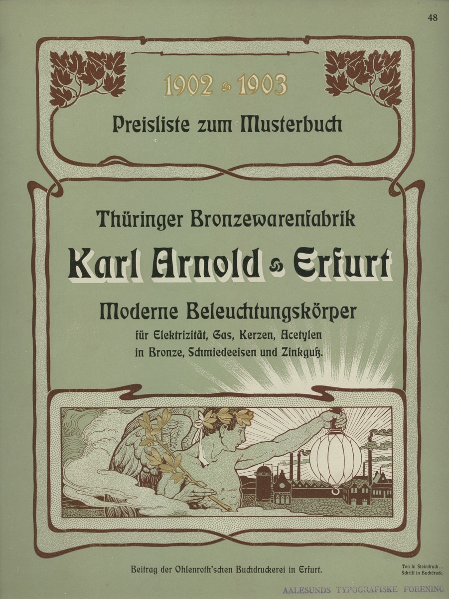 Muster - Austausch des deutschen Buchgewerbe - Dereins 1902 [Trykk]