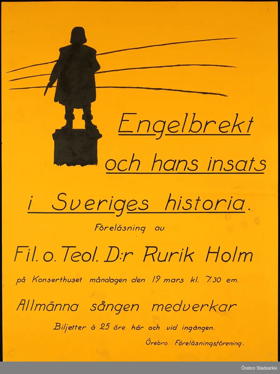 Föreläsning av fil. och teol. dr. Rurik Holm