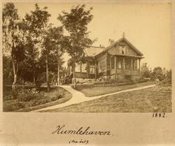 "Humlehaven fra øst"."1882"