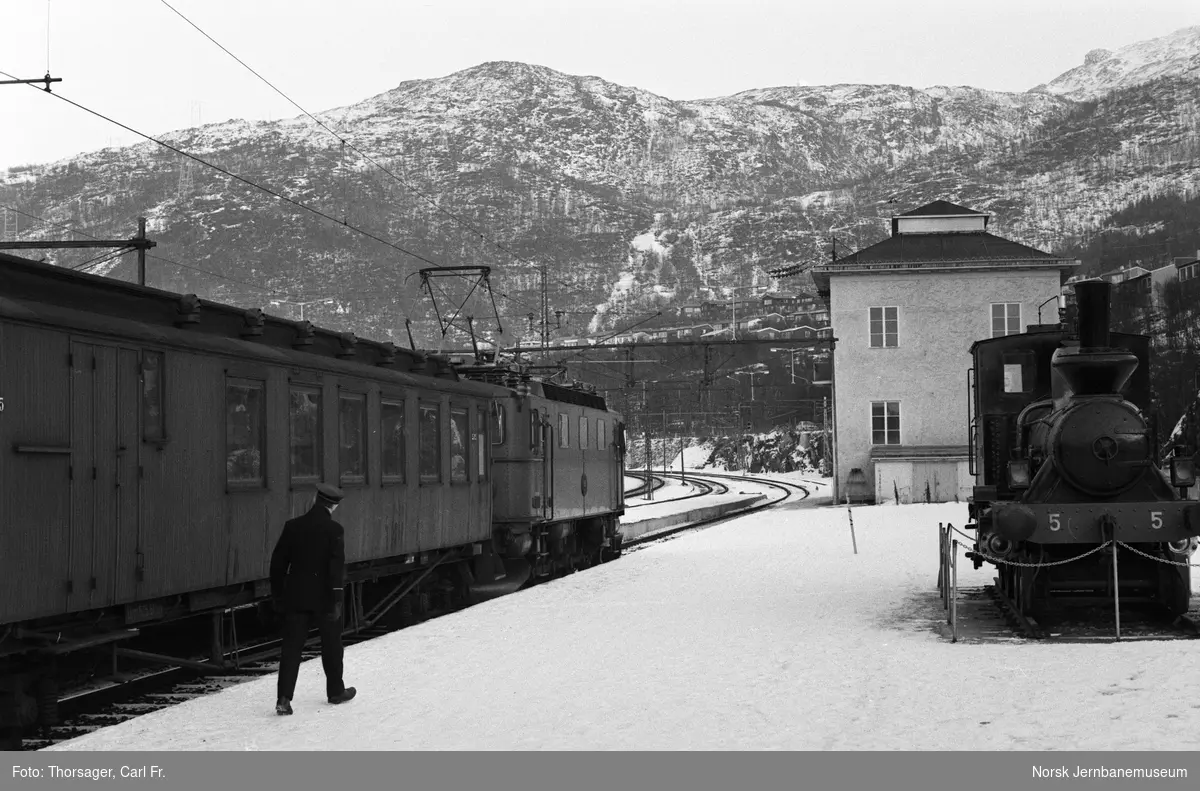 Persontog til Bjørnfjell på Narvik stasjon