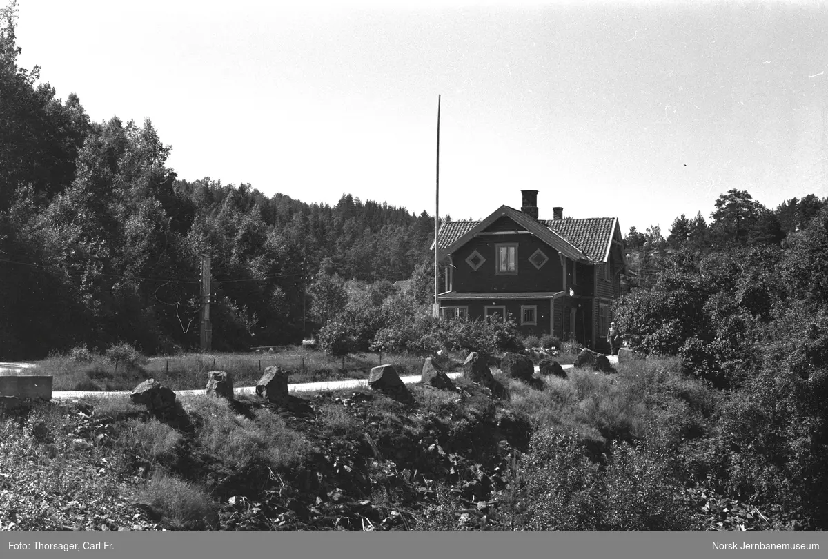 Iveland stasjon på den nedlagte Setesdalsbanen