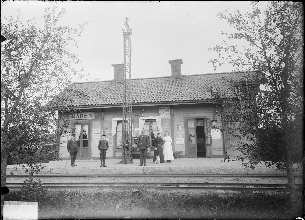 Bärby järnvägsstation, Funbo socken, Uppland
