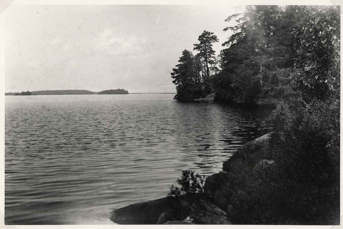 Vy över Helgasjön. 1910-tal. - Kulturparken Småland / Smålands museum ...