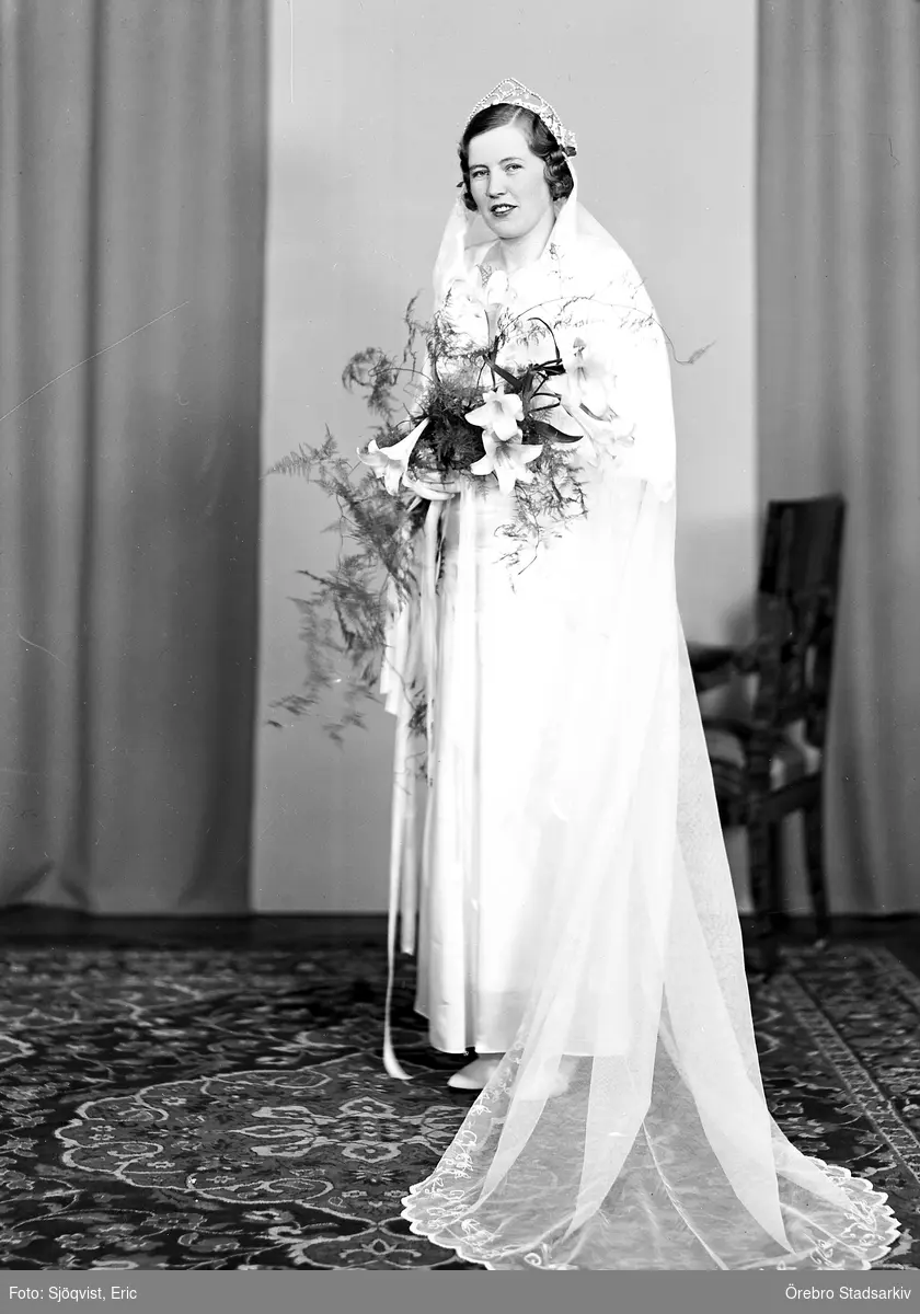 Brud, 1935 Örebro Stadsarkiv / DigitaltMuseum