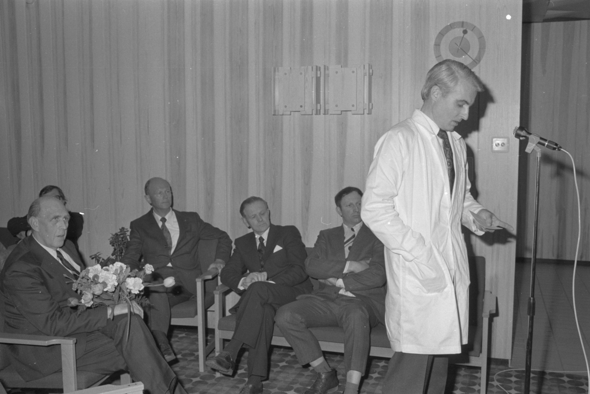 Offisiell åpning av sykehuset på Lagård, 11. april 1975.