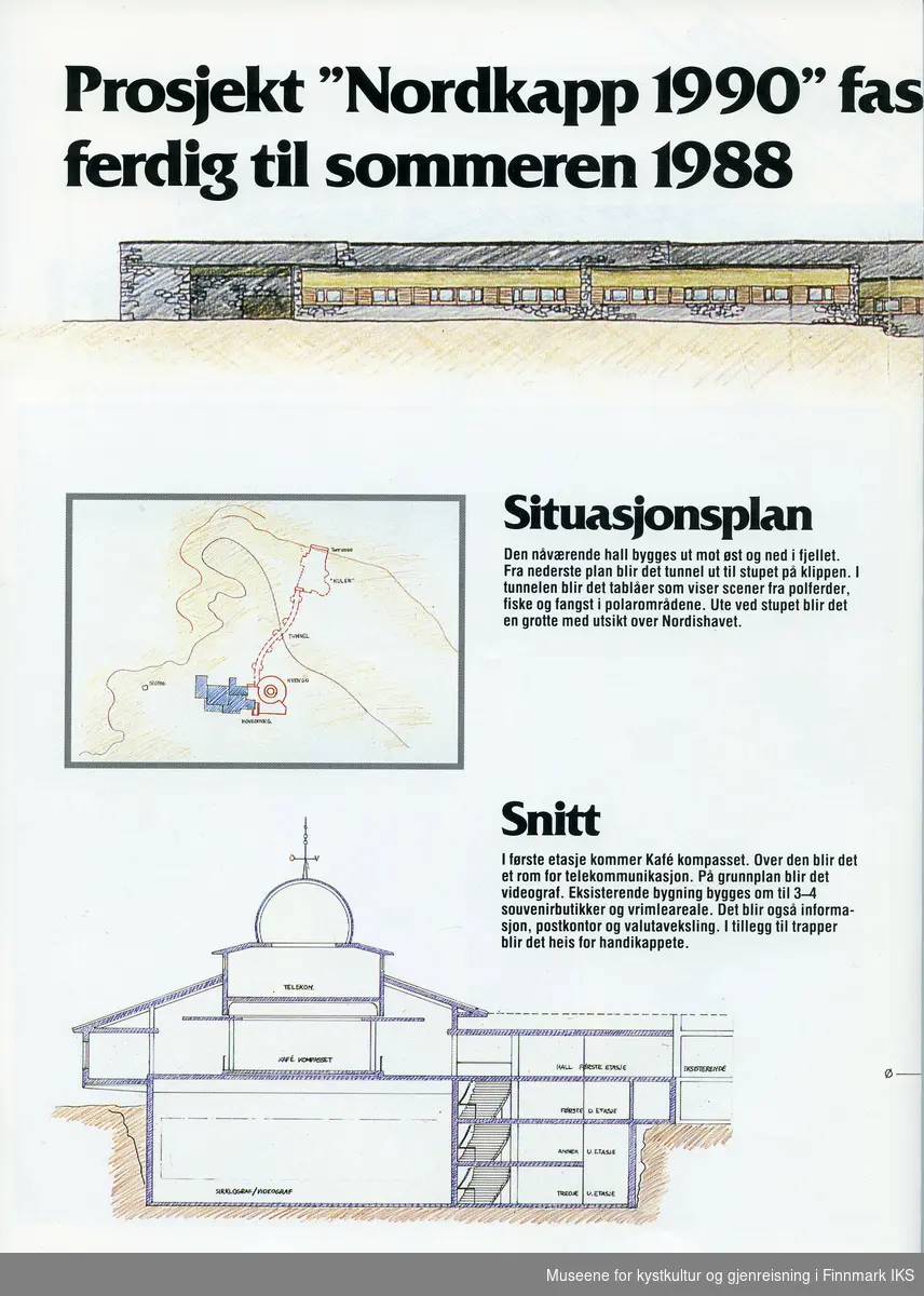 Infobrosjyre på norsk om prosjektet "Nordkapp 1990".