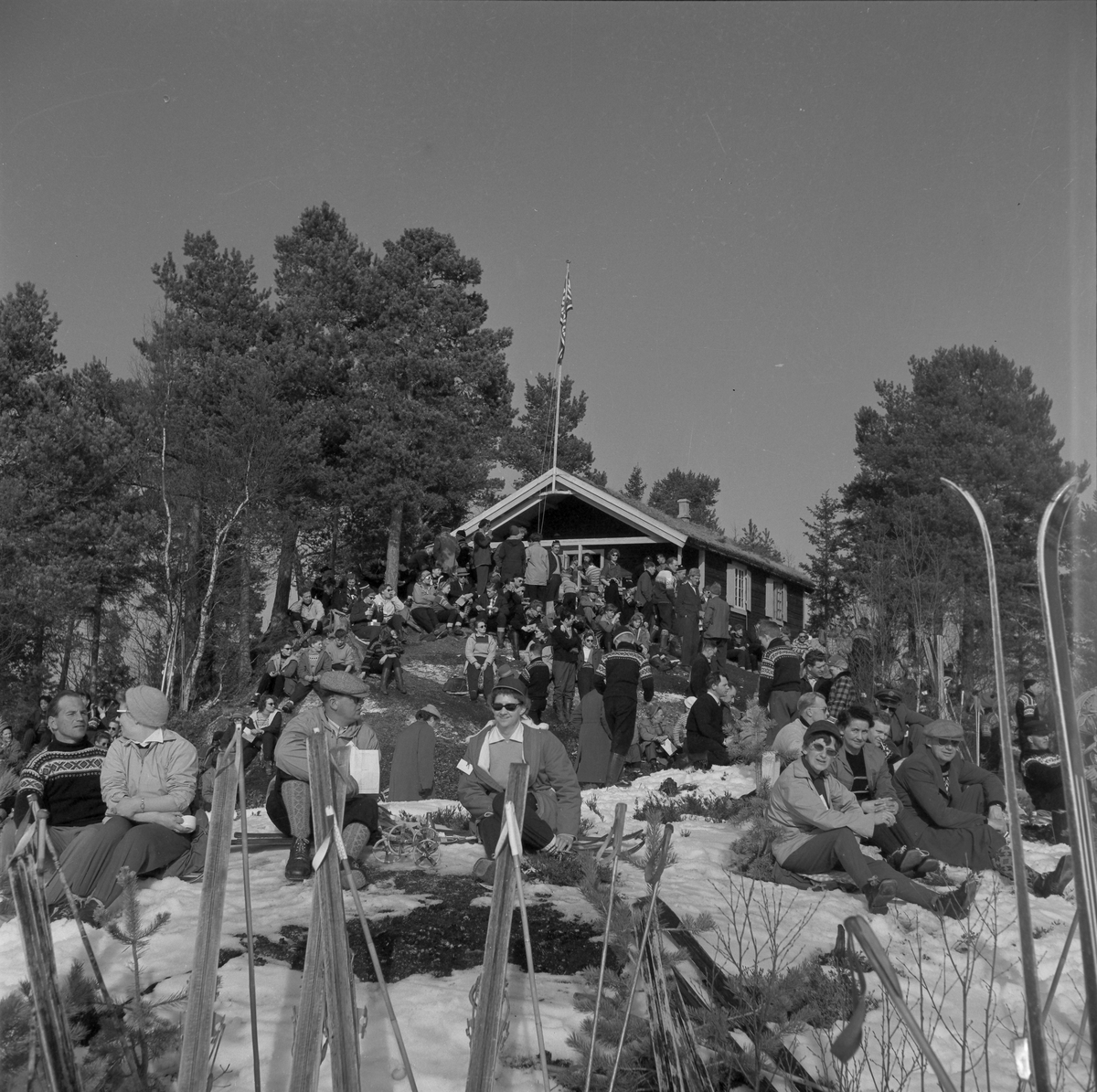 Marikollrennet 1957. Utfart