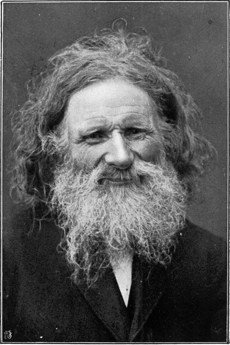 Anders Mehlum (1848-1942), redaktør av ukebladet "Nu". Trolig rundt 1900. 