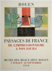 Rouen Paysages de France 1958 [Utstillingsplakat]