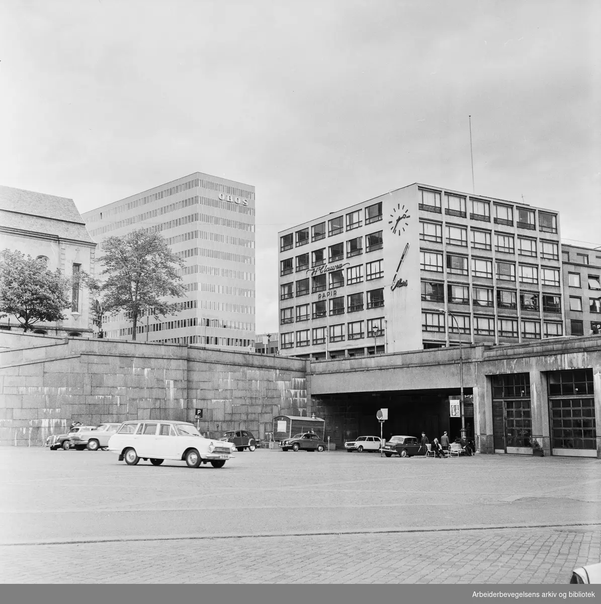 Arne Garborgs plass. Juni 1966