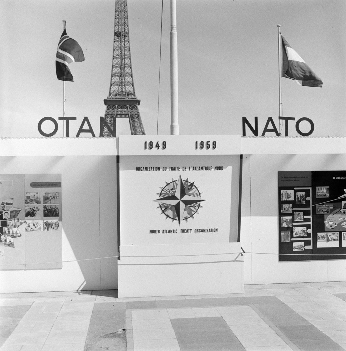 10-års jubileet for opprettelsen av NATO i Paris.