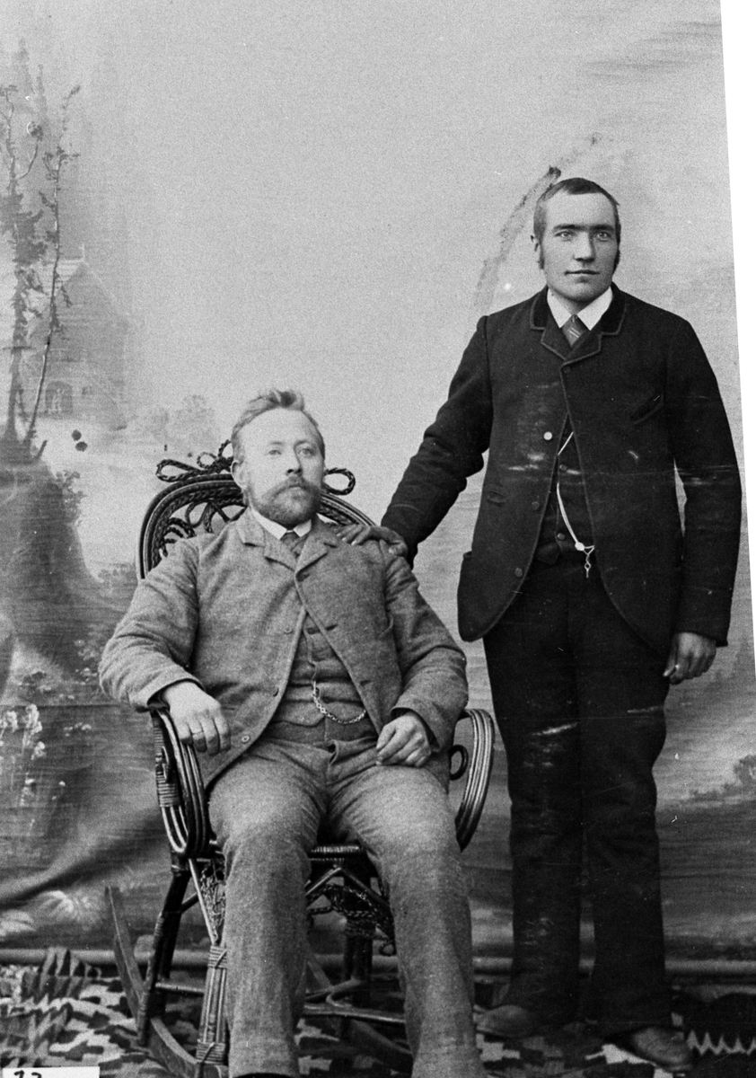 Frå venstre: Torstein H. Ellingbø og Bøye Myhre