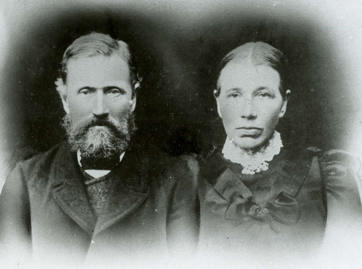 Frå venstre: Ola Johannesson Haalien og Berit Rønjusdotter Haalien f. Tørstad.