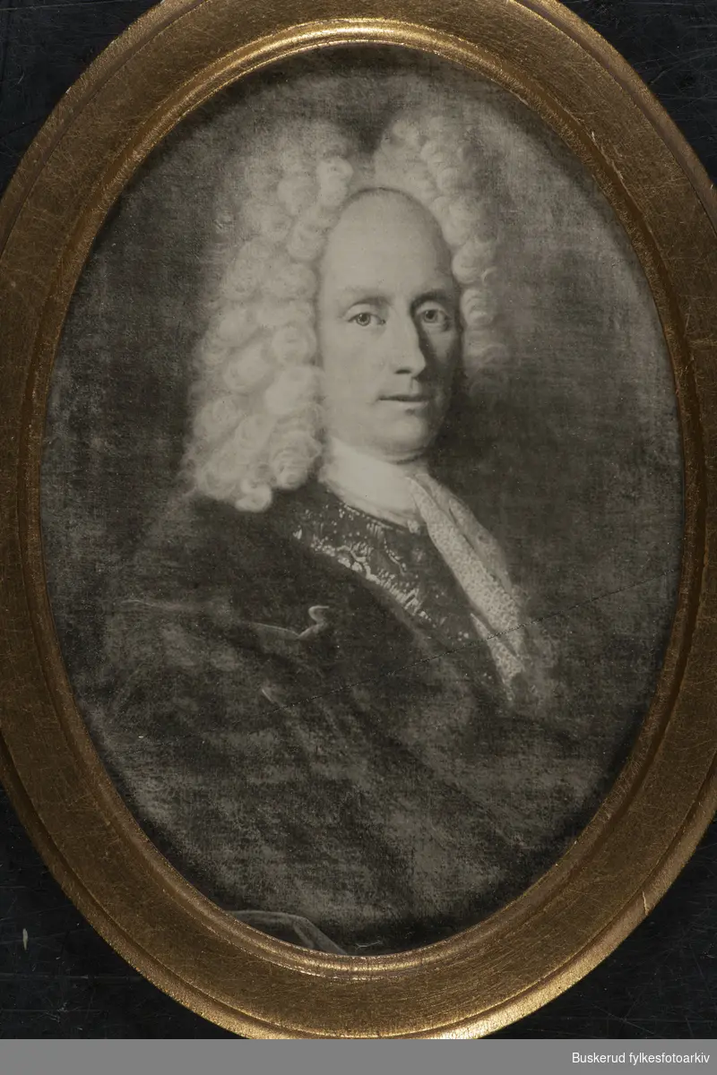 Reinholdt Zelling, Tysk postmester. PROVENIENS Ask gods, Ringerike Familien Gram. Postmester i København på 1700-tallet