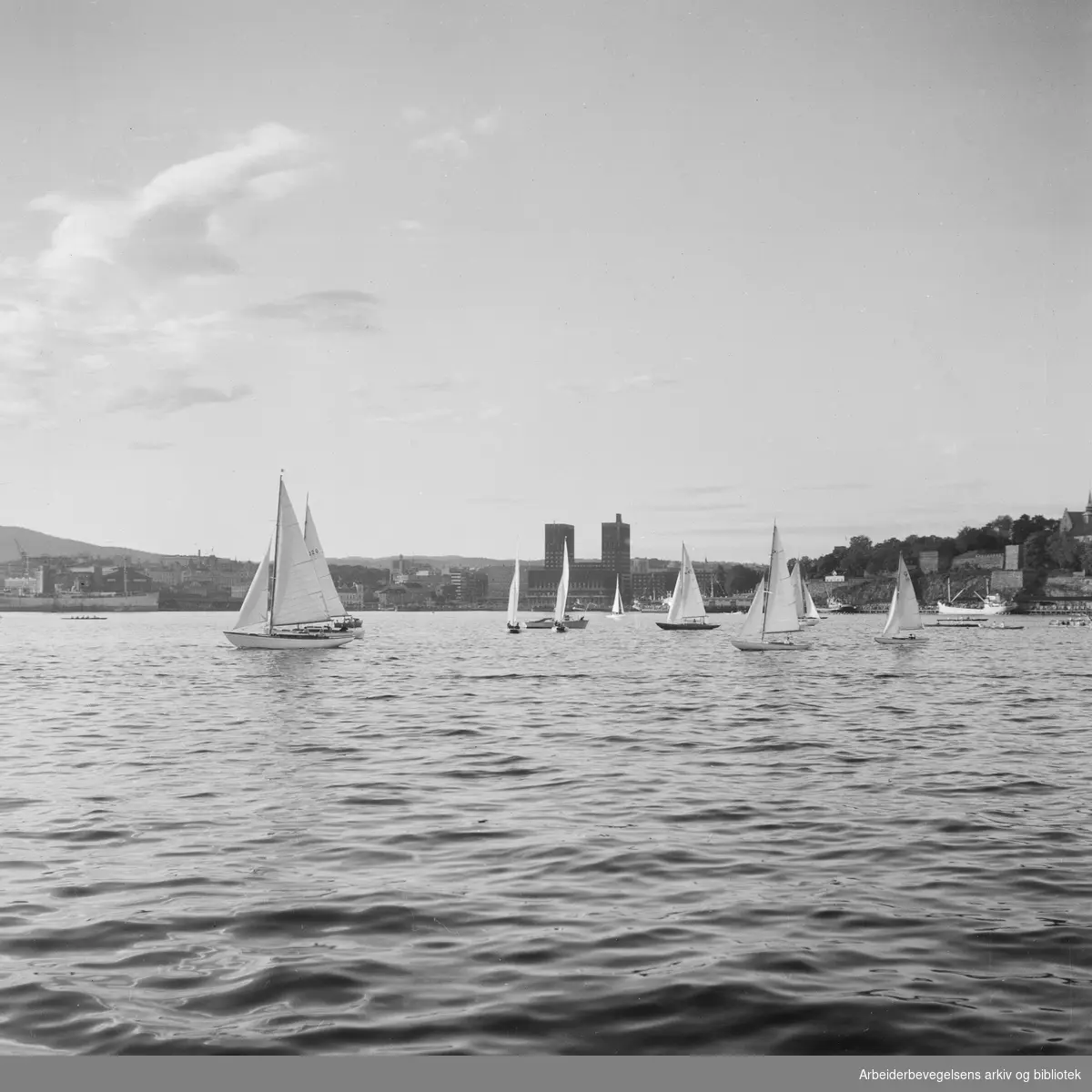 Båtsportens dag i Oslo. 9. Juni 1952.