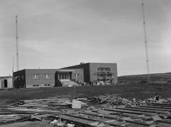 Det nye NRK-bygget i Vadsø ble reist 1948-49. Bildet er tatt
