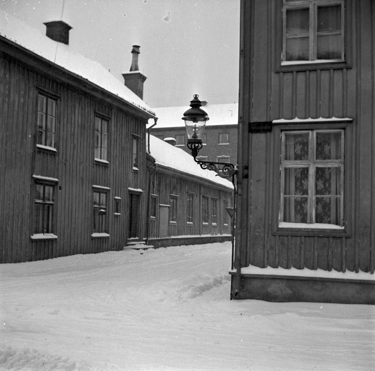 Gatukorsning i Jönköping, 1947/48.