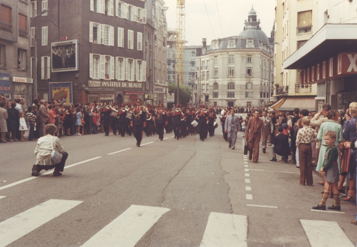 Militärmusikfestival i Limoges, Frankrike år 1975