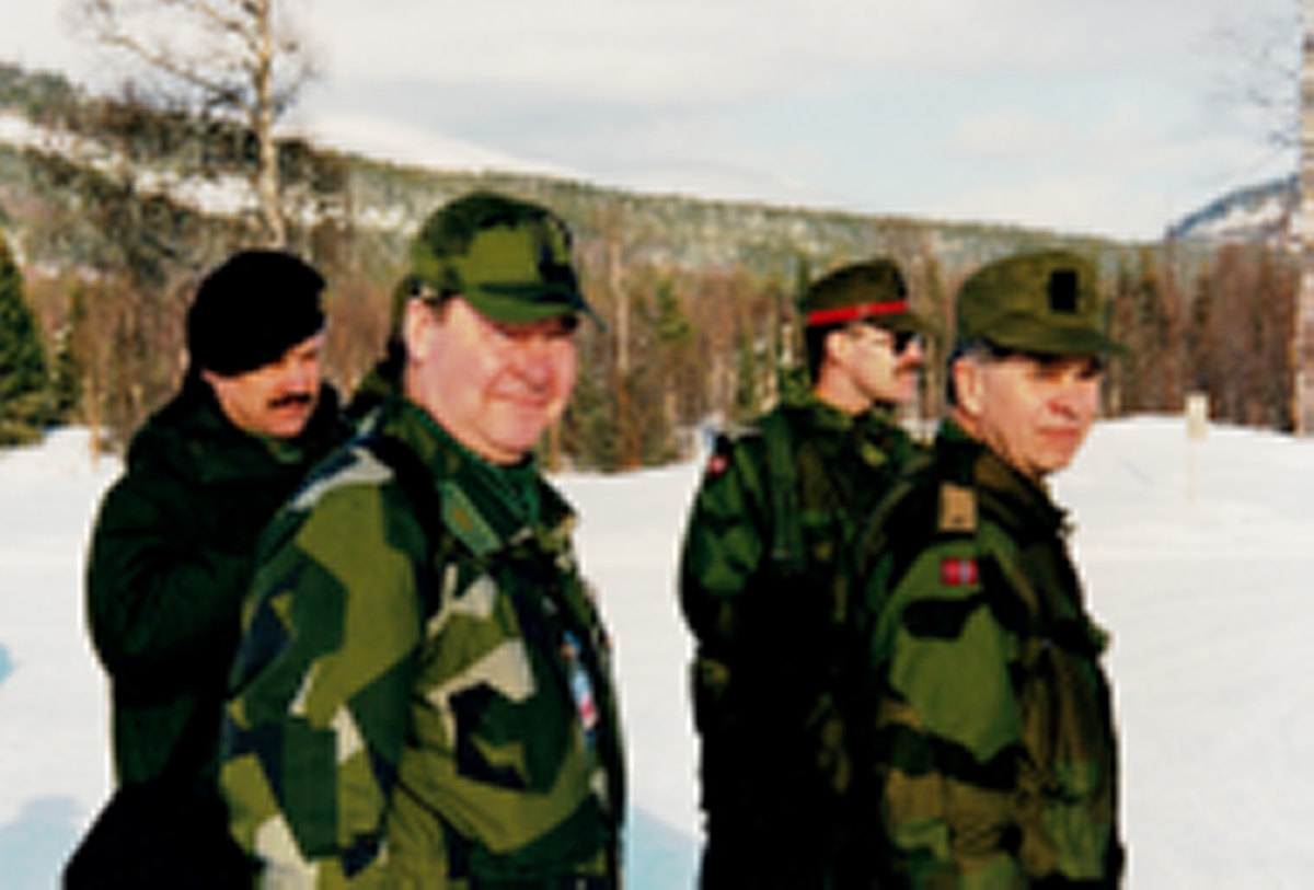 FMUhC besöker övningen "Battle Griffin" i Norge februari 1999.
