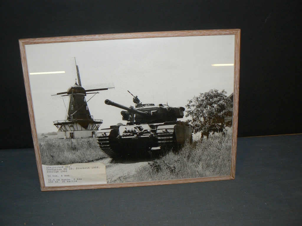 Foto/Tavla på stridsvagn 101 år 1959 - Garnisonsmuseet Skaraborg ...