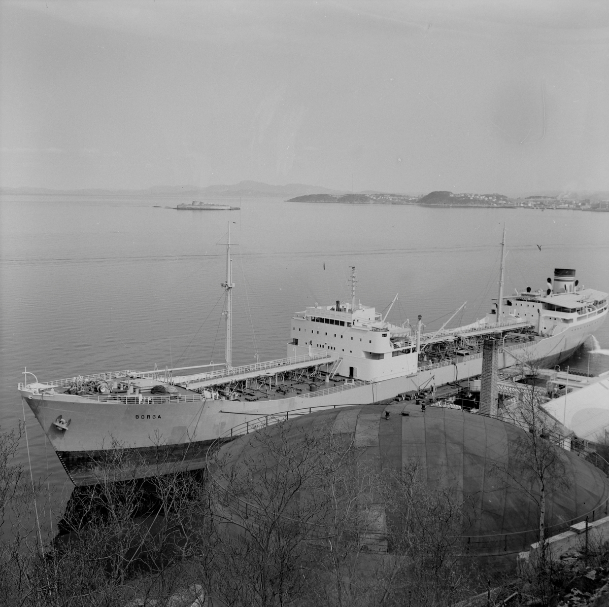 Tankskipet M/T Borga i Fagervika