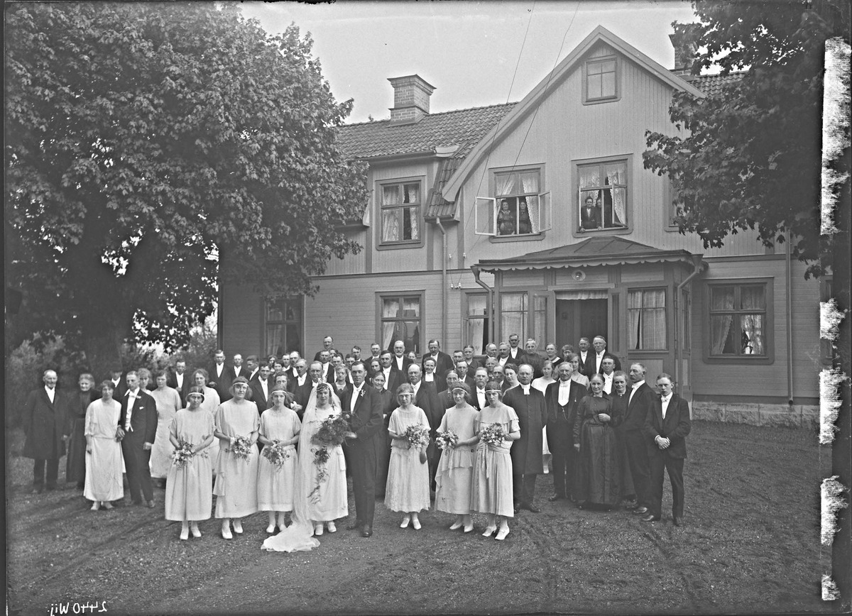 Bröllop på Ingeberga i Badelunda - Västerås Stadsarkiv / DigitaltMuseum