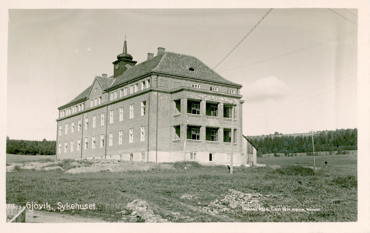 Gjøvik Sykehus, bygning oppført 1925.