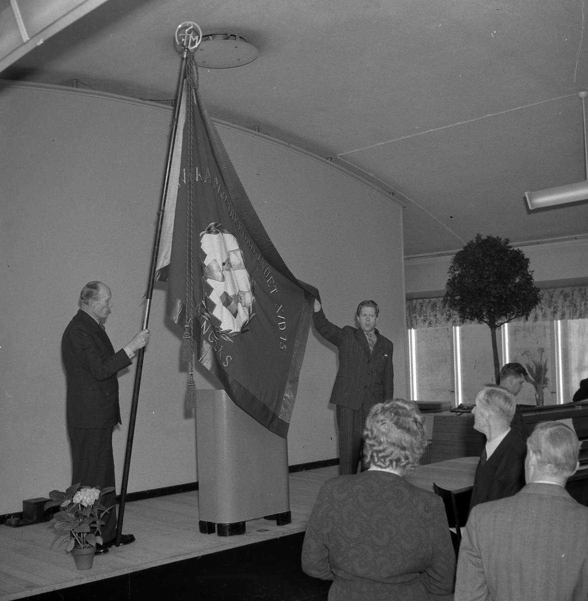 Svenska Murarförbundets avd 75 firar 35-års jub. 14 april 1948. Folkets hus.