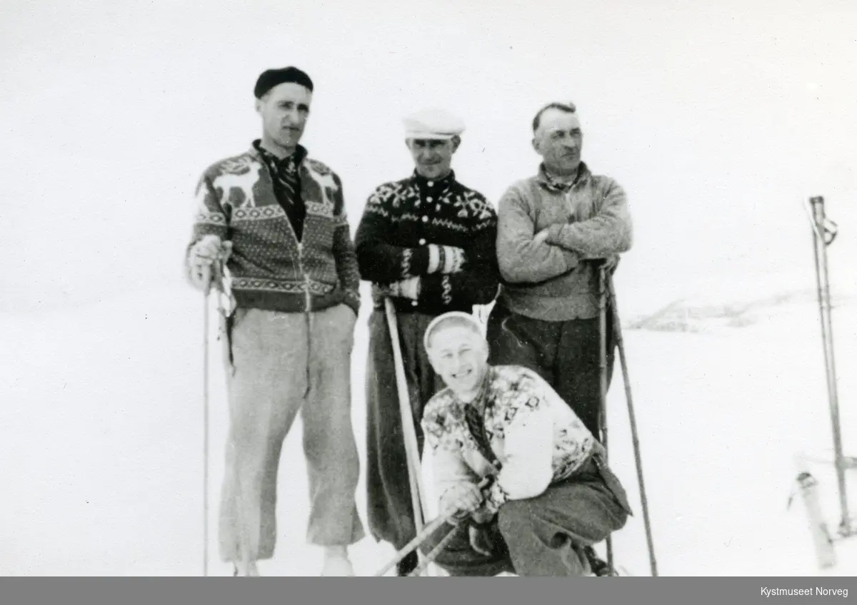 Ukjente menn fra Flatanger på skitur