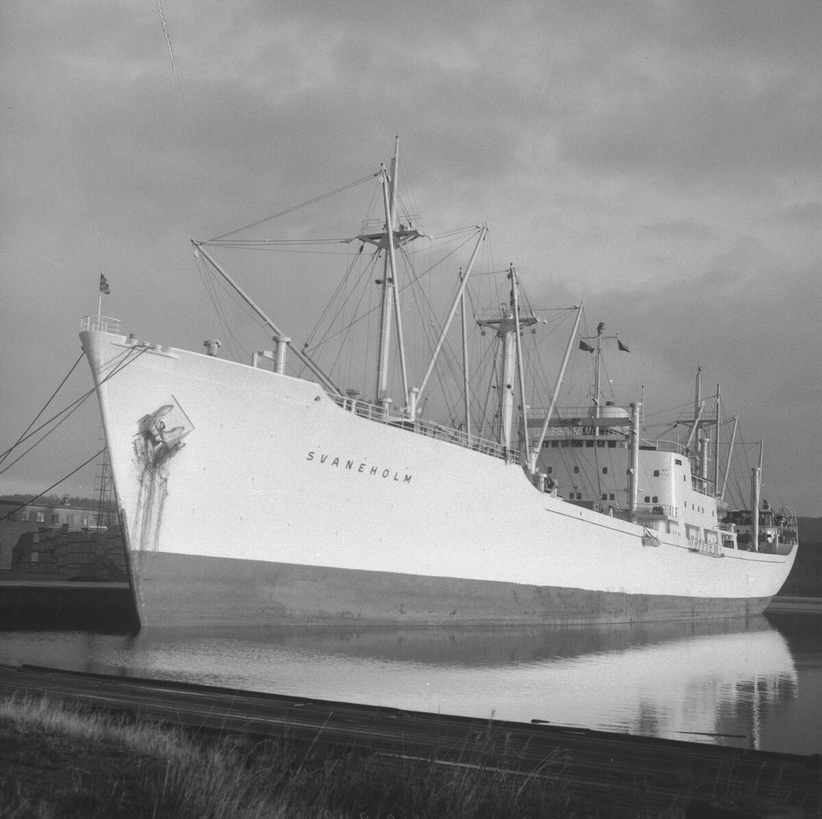 Fartyget Svaneholm vid kaj

