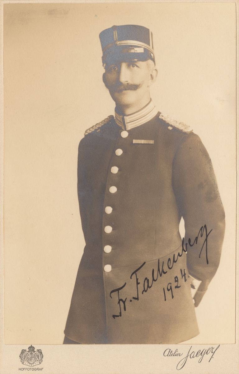 Porträtt av Fredrik Falkenberg, major vid Göta livgarde I 2.