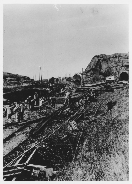 Omlegging av jernbanen ved Sirevågstunnellen