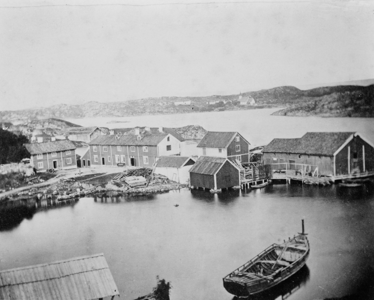 Prospekt : Hopsjø Handelssted ca. 1870-71.