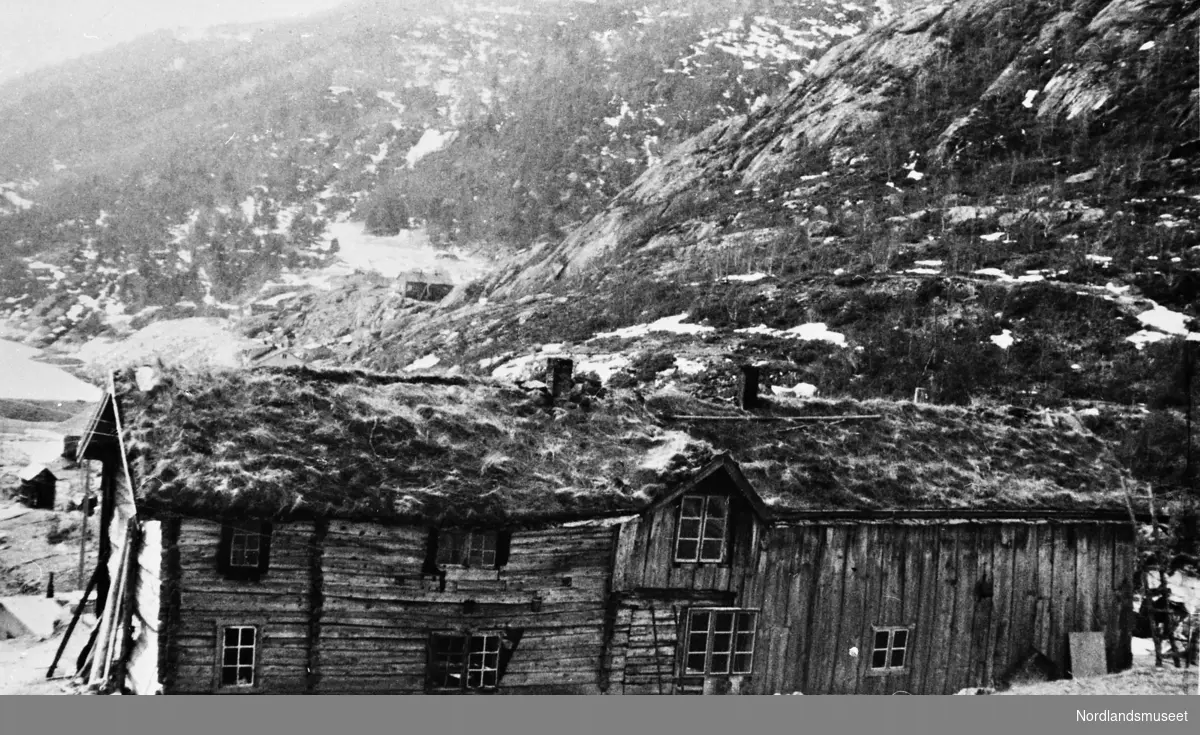 Gammelstua til Zakariassen, Aspfjord 1958.