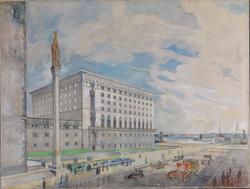 Rådhus i Oslo [Maleri]