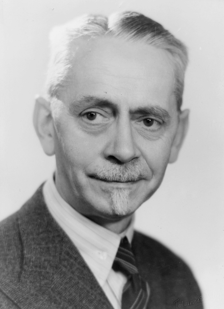 portrett, byråsjef, Olaf Johannes Riese