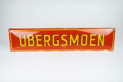 Postmuseet, gjenstander, skilt, stedskilt, stedsnavn, Ubergs