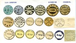 Stempelkatalog, 3500 Hønefoss postkontor, Ringerike kommune,