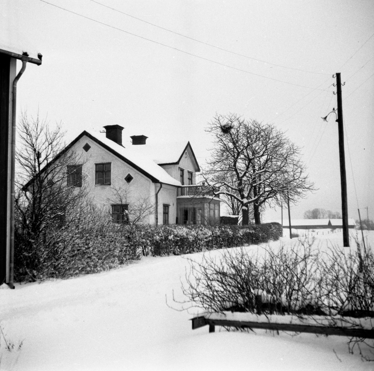 Villafastighet i Linghem. Villa år 1950.