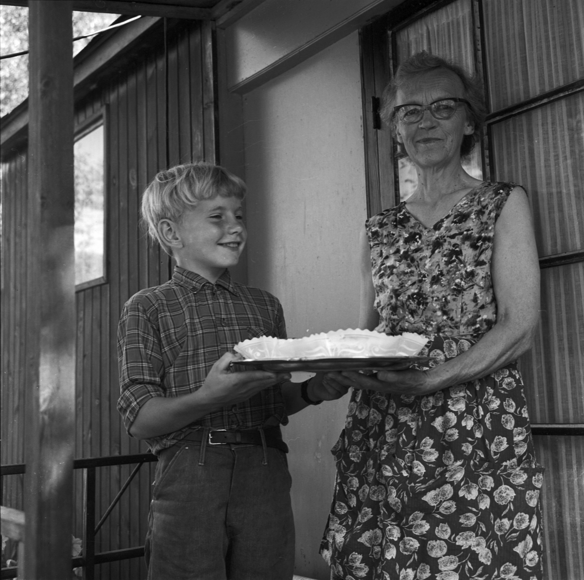 Emma-tårta till Strömsberg, Uppland 1969