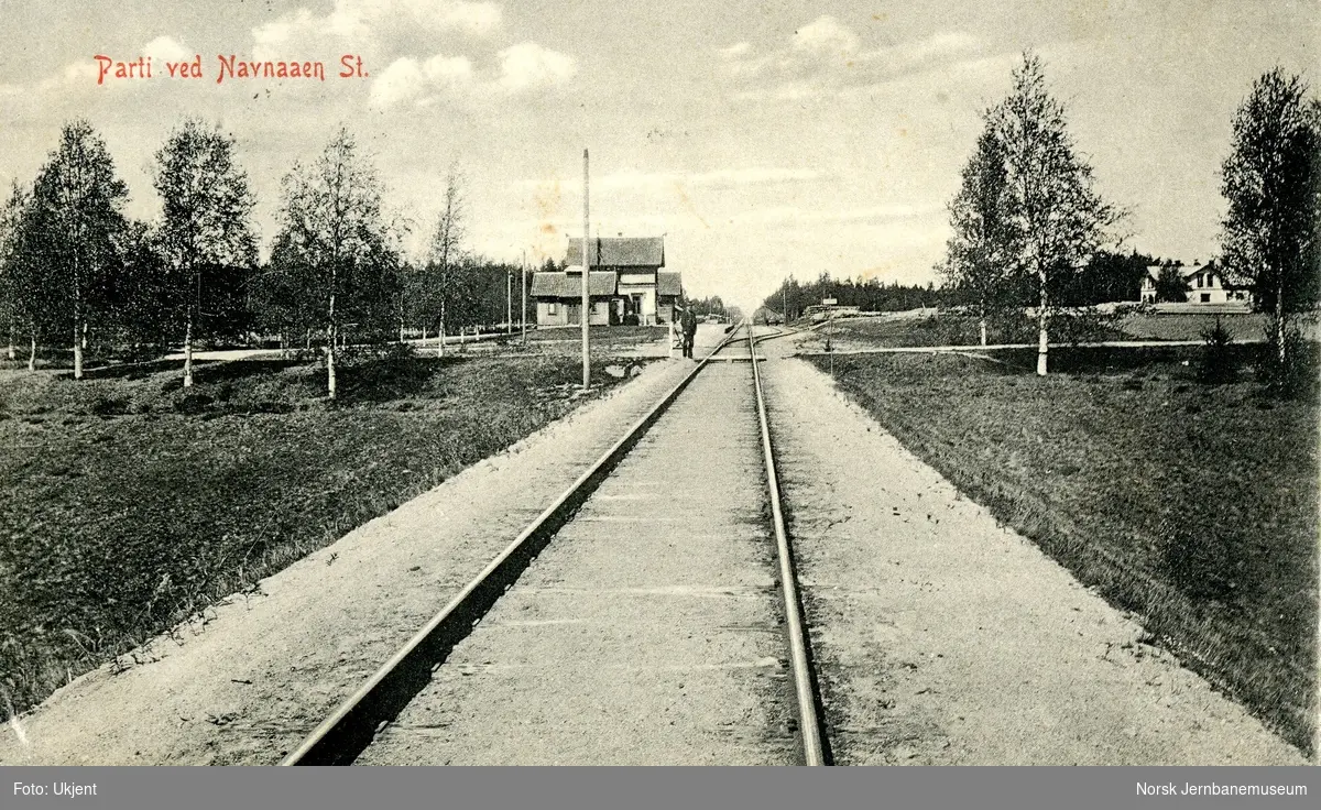 Solørbanen ved Namnå stasjon, kort tid etter banens åpning