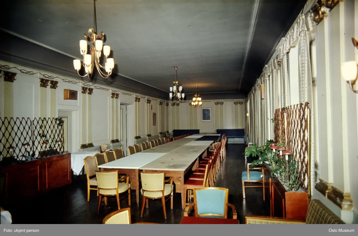 Søylesalen i Gamle Rådhus. - Oslo Museum / DigitaltMuseum
